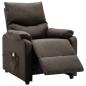 Preview: Massagesessel Elektrisch Dunkelbraun Stoff