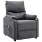 Preview: Massagesessel Dunkelgrau Stoff