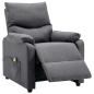 Preview: Massagesessel Dunkelgrau Stoff