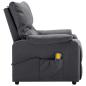 Preview: Massagesessel Dunkelgrau Stoff