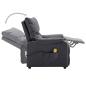 Preview: Massagesessel Dunkelgrau Stoff