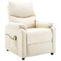 Preview: Massagesessel Creme Stoff