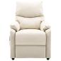 Preview: Massagesessel Creme Stoff