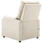 Preview: Massagesessel Creme Stoff