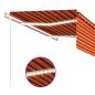 Preview: Markise Automatisch mit Rollo LED Windsensor 4,5x3m