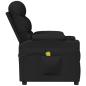 Preview: Massagesessel Elektrisch Schwarz Stoff