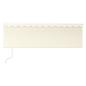 Preview: Markise Automatisch Einziehbar mit Volant 4x3 m Creme