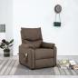 Preview: ARDEBO.de - Massagesessel Braun Stoff