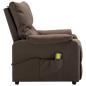 Preview: Massagesessel Braun Stoff
