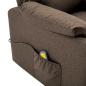 Preview: Massagesessel Braun Stoff