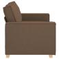 Preview: 2-Sitzer Sofa Braun 120 cm Stoff