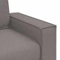 Preview: 2-Sitzer Sofa Taupe 120 cm Stoff