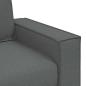 Preview: 2-Sitzer Sofa Dunkelgrau 140 cm Stoff