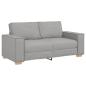 Preview: 2-Sitzer Sofa Wolkengrau 140 cm Stoff