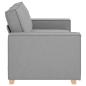 Preview: 2-Sitzer Sofa Wolkengrau 140 cm Stoff