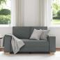 Preview: 2-Sitzer Sofa Dunkelgrau 120 cm Stoff