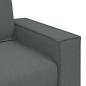 Preview: 2-Sitzer Sofa Dunkelgrau 120 cm Stoff