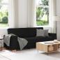 Preview: ARDEBO.de - 3-Sitzer-Sofa Schwarz 180 cm Stoff