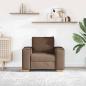 Preview: Sofa Stuhl Braun 100x78x84 cm Stoff