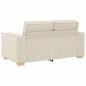 Preview: 2-Sitzer Sofa Leinen 120 cm