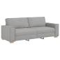Preview: 3-Sitzer-Sofa Wolkengrau 180 cm Stoff