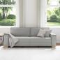 Preview: 3-Sitzer-Sofa Wolkengrau 180 cm Stoff