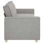 Preview: 3-Sitzer-Sofa Wolkengrau 180 cm Stoff