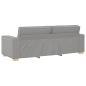 Preview: 3-Sitzer-Sofa Wolkengrau 180 cm Stoff