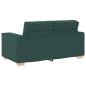 Preview: 2-Sitzer Sofa Dunkelgrün 120 cm Stoff