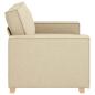Preview: 2-Sitzer Sofa Creme 120 cm Stoff