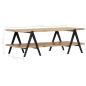 Preview: Couchtisch 115x60x40 cm Massivholz Mango