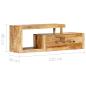Preview: TV-Schrank 120x30x40 cm Massivholz Mango