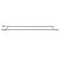 Preview: Manuelle Einziehbare Markise mit LED Hellgrau 600x300 cm