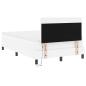 Preview: Boxspringbett mit Matratze Weiß 120x200 cm Kunstleder