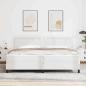 Preview: Boxspringbett mit Matratze Weiß 200x200 cm Kunstleder