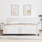 Preview: Boxspringbett mit Matratze Weiß 200x200 cm Kunstleder