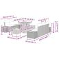 Preview: Garten-Sofa-Set mit Kissen 8 pcs Beige und Hellgrau
