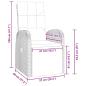 Preview: 5-teiliges Garten-Ess-Set mit Kissen - Schwarzes Poly-Rattan