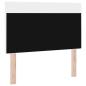 Preview: Kopfteil Einfaches Design Weiß 100 cm Kunstleder