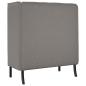 Preview: Hochlehner Sofa Taupe 109x56x121 cm Stoff