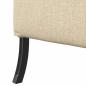 Preview: Hochlehner Sofa Creme 109x56x121 cm Stoff