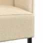 Preview: Hochlehner Sofa Creme 109x56x121 cm Stoff