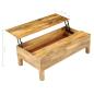 Preview: Couchtisch Massivholz Mango 110x55x35 cm
