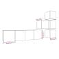 Preview: 6-tlg. TV-Schrank-Set Grau Sonoma Holzwerkstoff