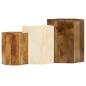 Preview: 3-tlg. Couchtisch-Set Massivholz Mango