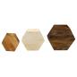 Preview: 3-tlg. Couchtisch-Set Massivholz Mango