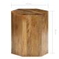 Preview: 3-tlg. Couchtisch-Set Massivholz Mango