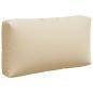 Preview: Palettenkissen 3-tlg. Beige Stoff