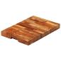 Preview: Schneidebrett 42x30x4 cm Massivholz Akazie