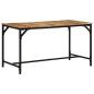 Preview: ARDEBO.de - Esstisch 140x70x75 cm Raues Massivholz Mango